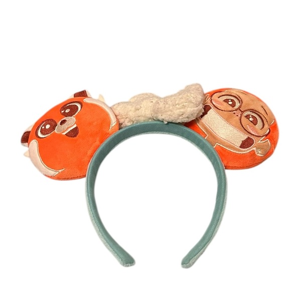 Kids Cartoon Character Headband - Orange and Green - Picture 1 of 2